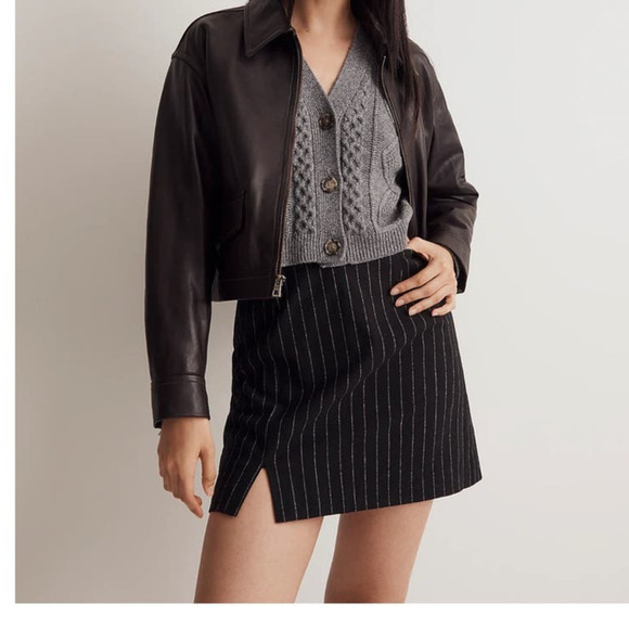 Madewell Wool-Blend Mini Skirt Multiple Size 4-6‎ - Picture 1 of 8